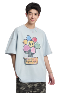 Dangerous People Rainbow Flower Pot Art Tee
