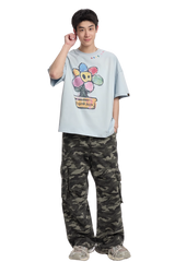 Dangerous People Rainbow Flower Pot Art Tee