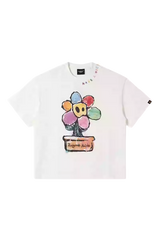 Dangerous People Rainbow Flower Pot Art Tee