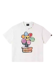 Dangerous People Rainbow Flower Pot Art Tee