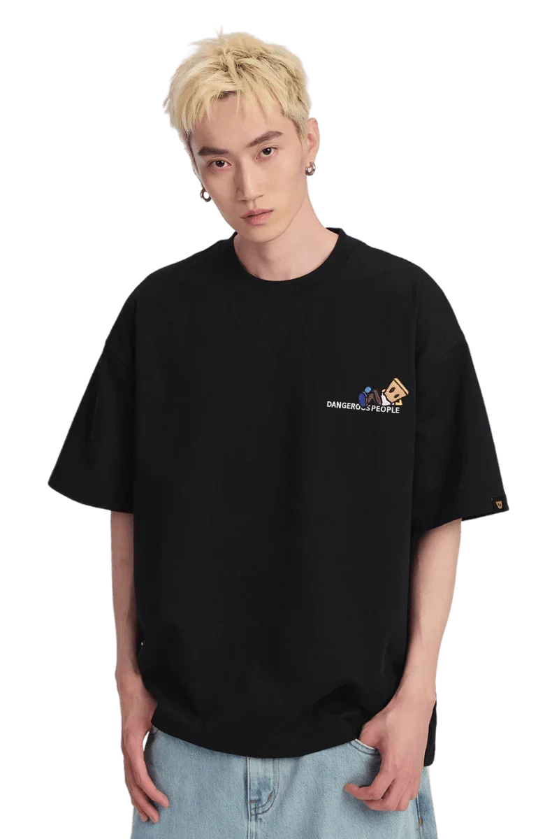 Dangerous People Resting Little Bag Man Tee - ShaLaoBan