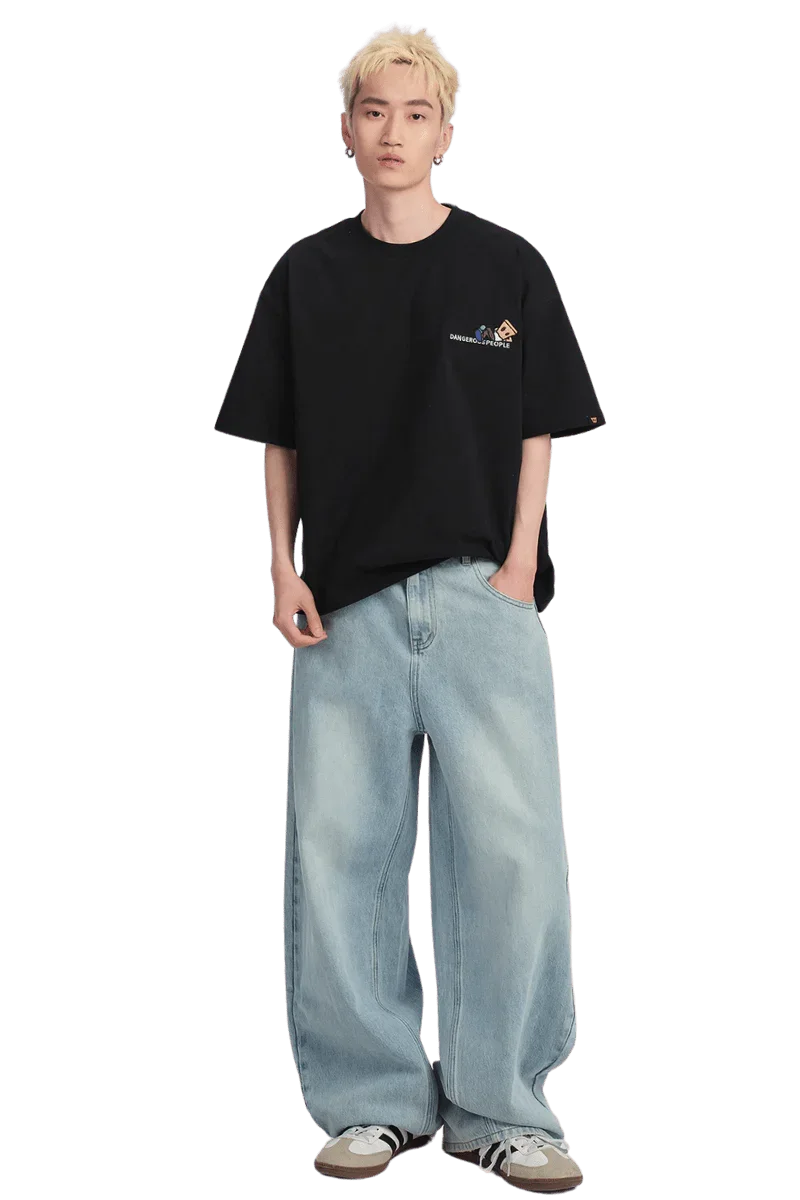 Dangerous People Resting Little Bag Man Tee - ShaLaoBan
