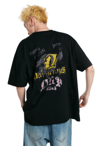Dangerous People Retro Gothic Font Tee - ShaLaoBan