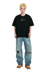 Dangerous People Retro Gothic Font Tee - ShaLaoBan