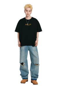 Dangerous People Retro Gothic Font Tee - ShaLaoBan