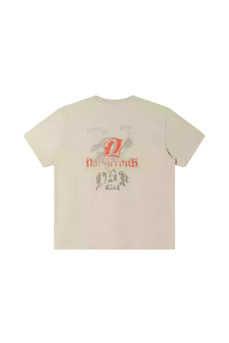 Dangerous People Retro Gothic Font Tee - ShaLaoBan