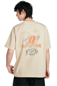 Dangerous People Retro Gothic Font Tee - ShaLaoBan