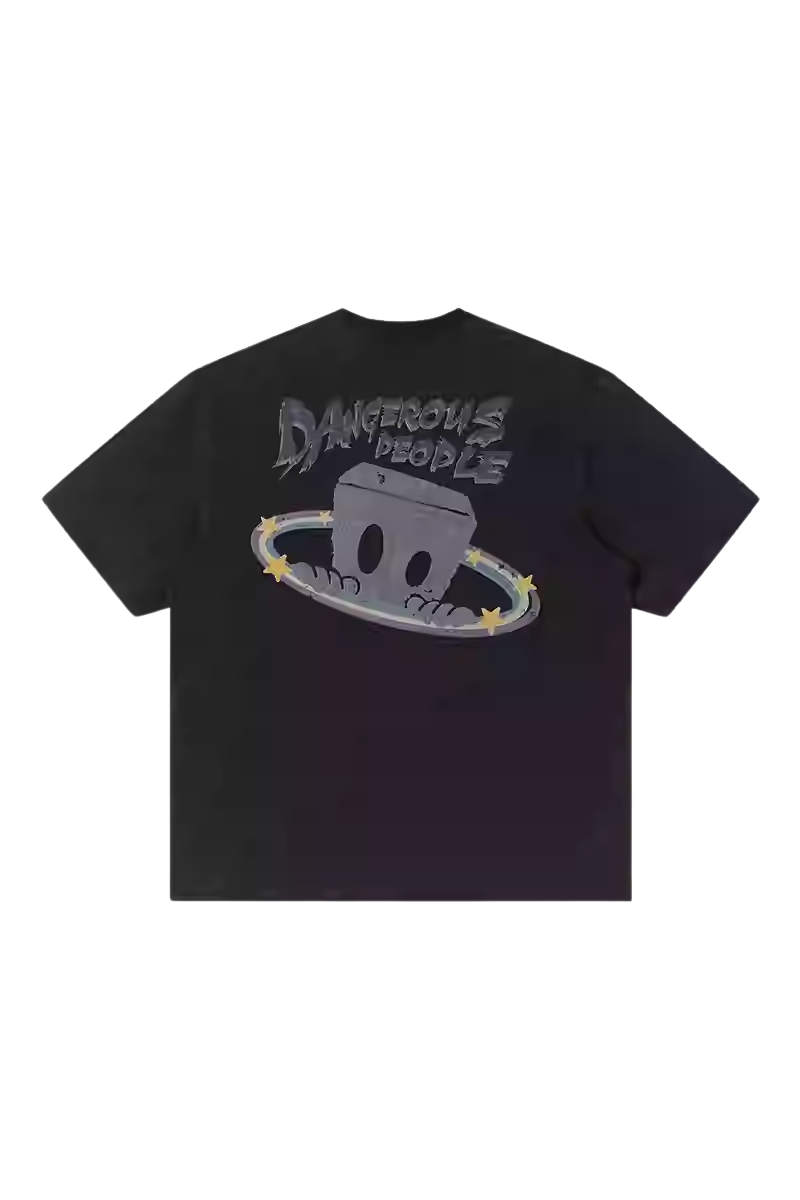Dangerous People Retro Rainbow Ring Tee