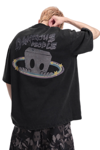Dangerous People Retro Rainbow Ring Tee