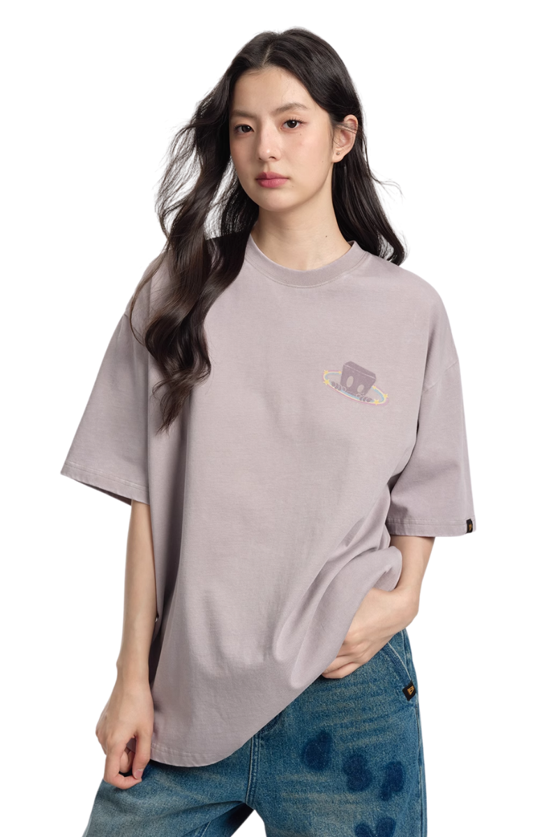 Dangerous People Retro Rainbow Ring Tee