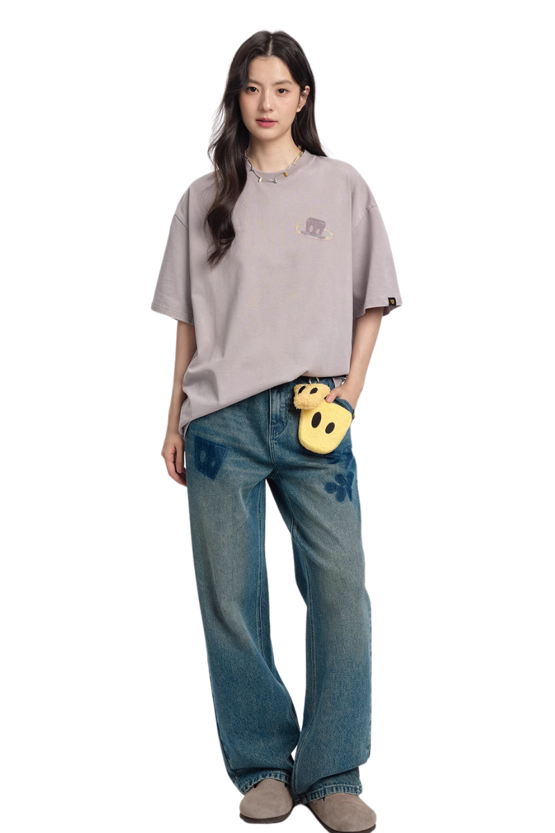 Dangerous People Retro Rainbow Ring Tee