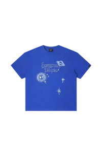 Dangerous People Rhinestone Galaxy Tee - ShaLaoBan