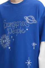 Dangerous People Rhinestone Galaxy Tee - ShaLaoBan