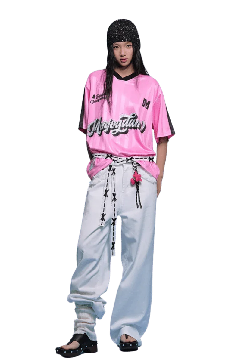 MEDM SS25 Rhinestone Jersey Tee