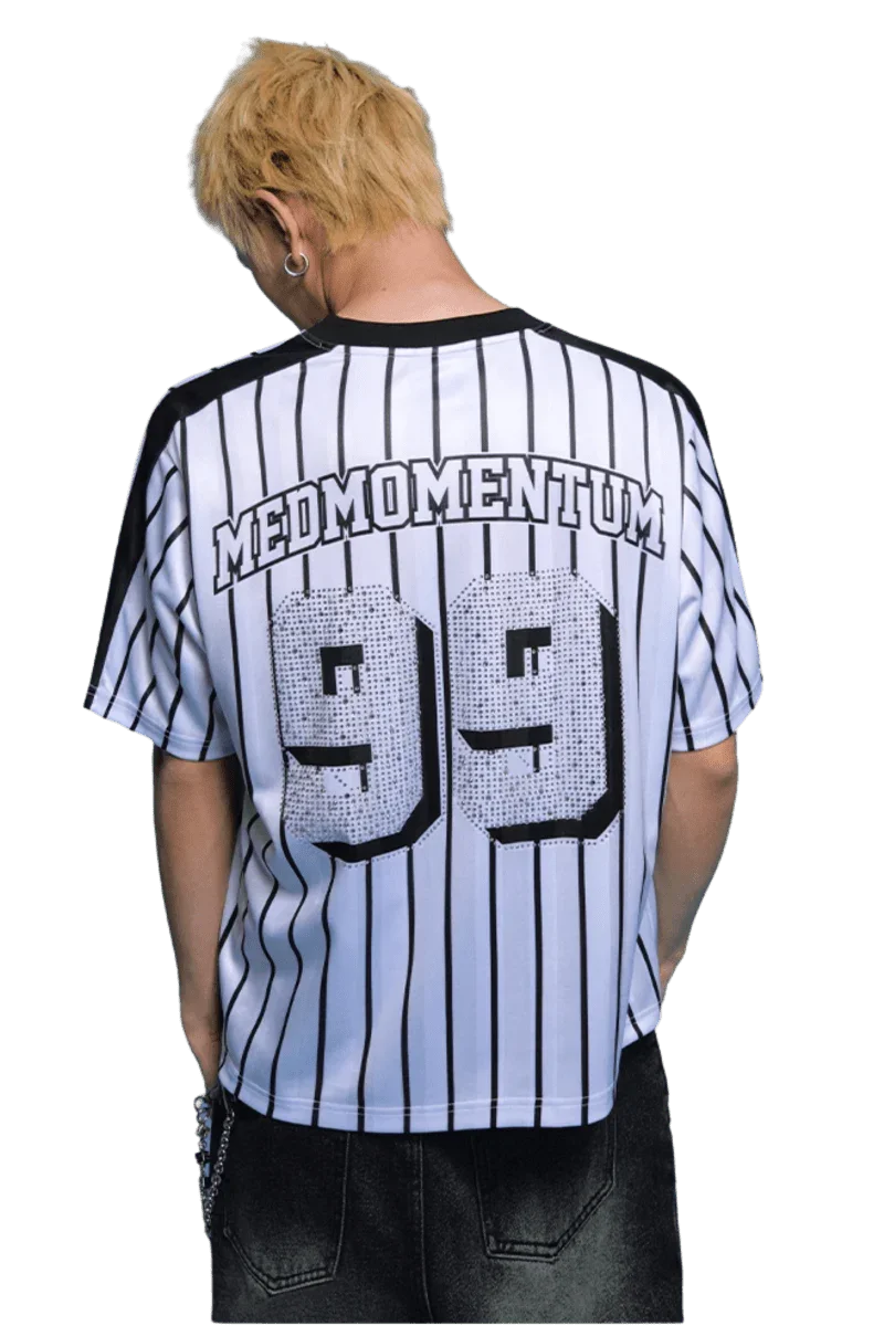 MEDM SS25 Rhinestone Jersey Tee