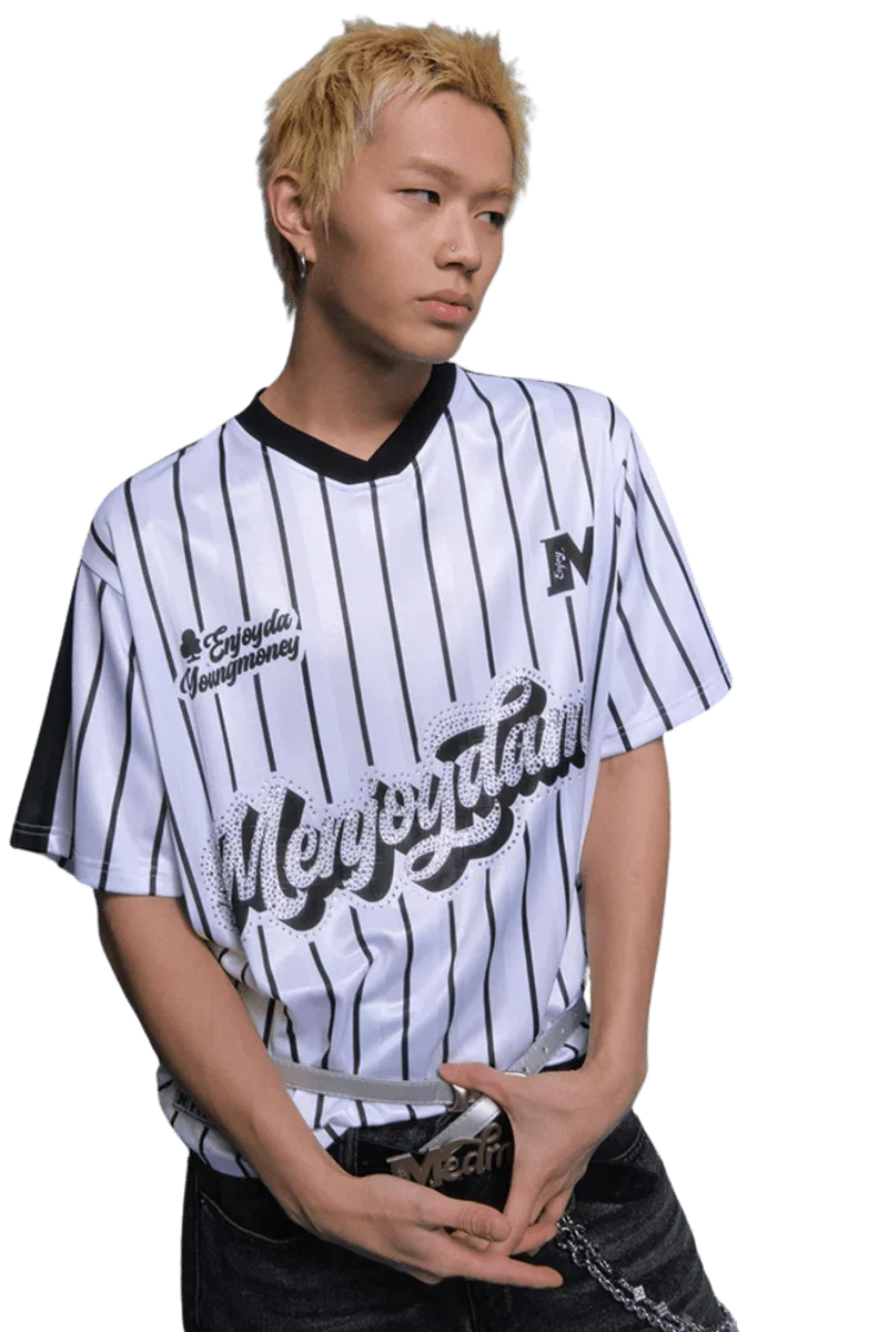 MEDM SS25 Rhinestone Jersey Tee
