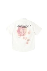 Dangerous People Rose Print Short Sleeve Shirt