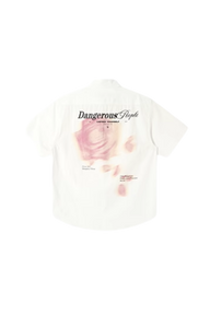 Dangerous People Rose Print Short Sleeve Shirt