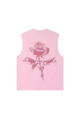 Dangerous People Rose Print Vest