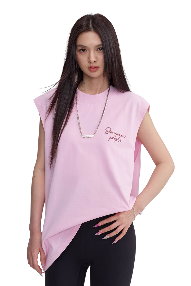 Dangerous People Rose Print Vest