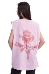Dangerous People Rose Print Vest