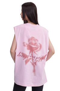 Dangerous People Rose Print Vest