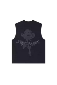 Dangerous People Rose Print Vest