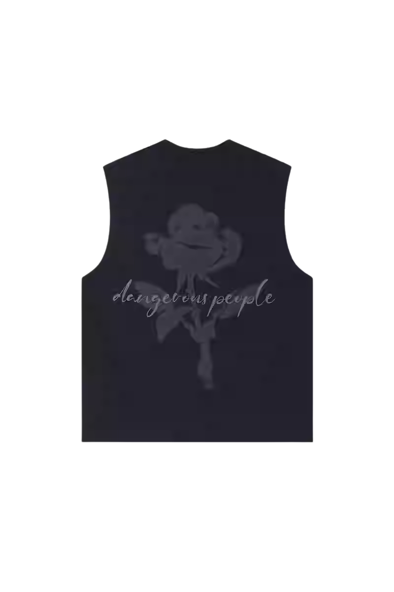 Dangerous People Rose Print Vest