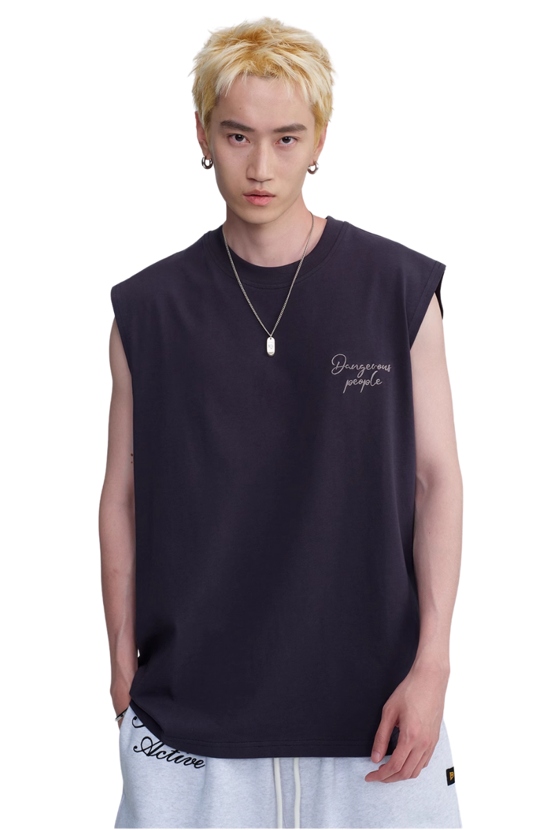 Dangerous People Rose Print Vest