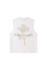Dangerous People Rose Print Vest