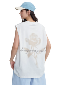 Dangerous People Rose Print Vest