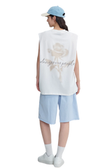 Dangerous People Rose Print Vest