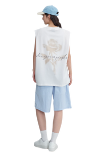 Dangerous People Rose Print Vest