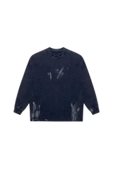 MasonPrince Rubbing Paint Distressed Long Sleeve Tee