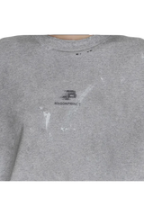 MasonPrince Rubbing Paint Distressed Long Sleeve Tee