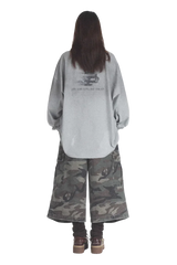 MasonPrince Rubbing Paint Distressed Long Sleeve Tee