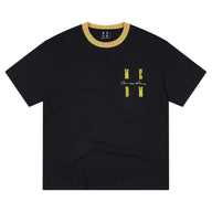 MEDM Color Block Embroidered Casual T-Shirt