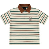 MEDM Shell Embroidery Stripe Couple Tee