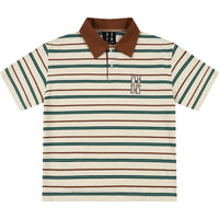 MEDM Shell Embroidery Stripe Couple Tee