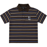 MEDM Shell Embroidery Stripe Couple Tee