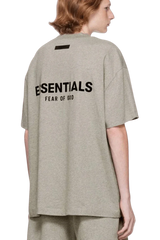 Fear Of God Essentials SS22 Flocked Logo Tee - ShaLaoBan