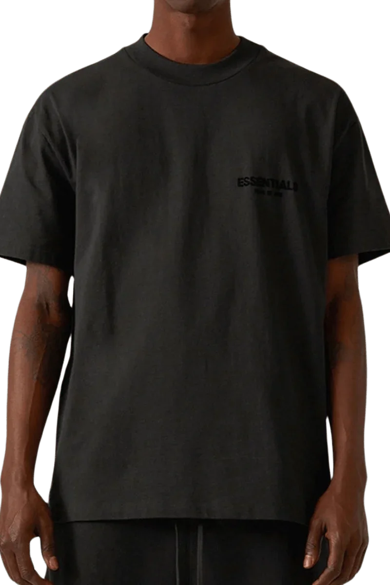Fear Of God Essentials SS22 Flocked Logo Tee - ShaLaoBan