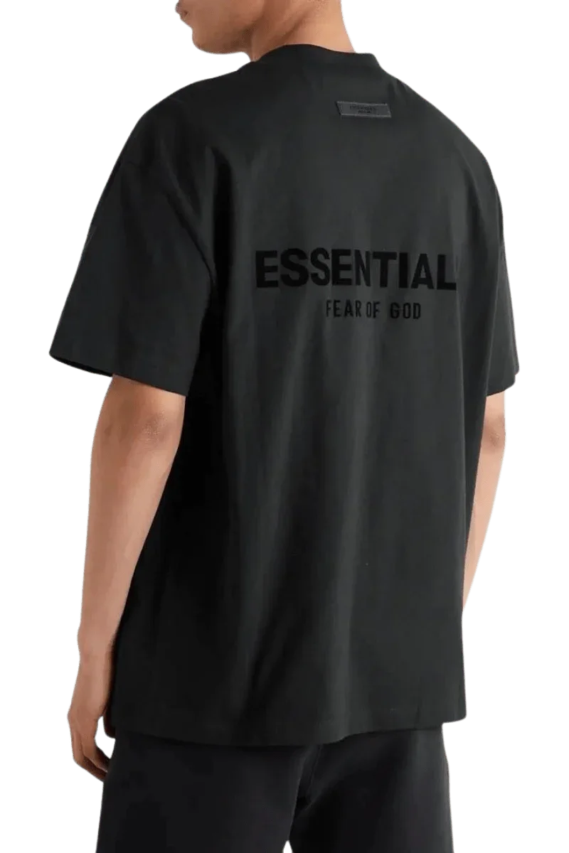 Fear Of God Essentials SS22 Flocked Logo Tee - ShaLaoBan
