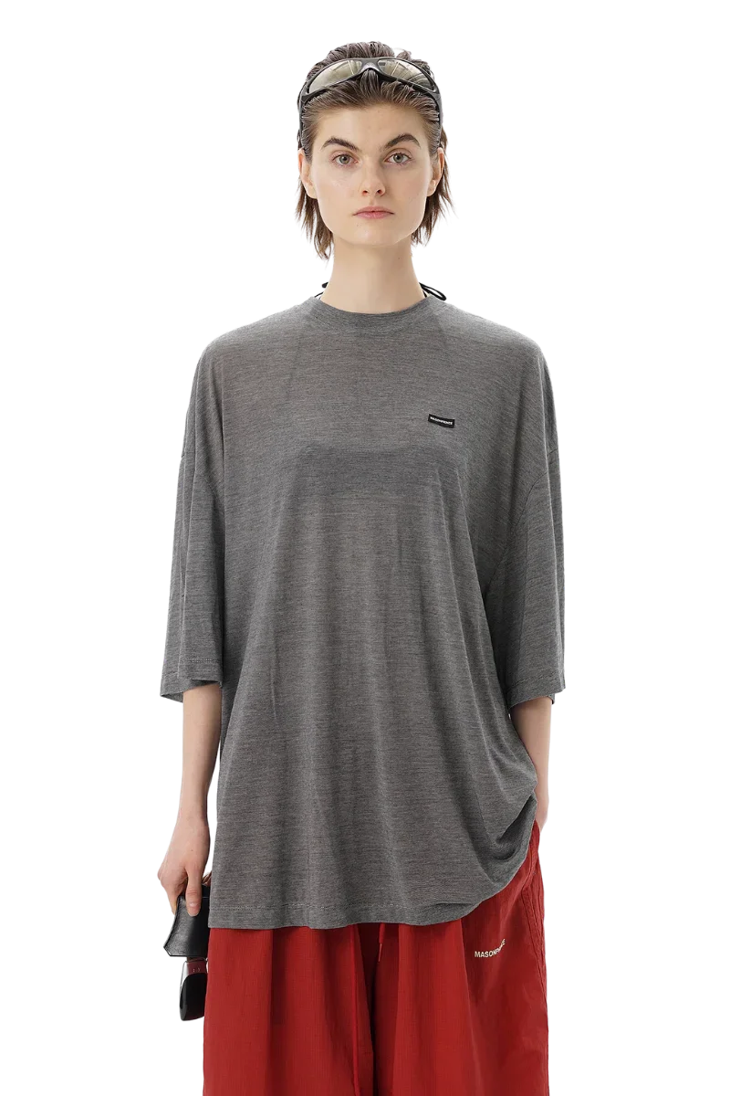 MasonPrince SS25 Silk Small Logo Tee