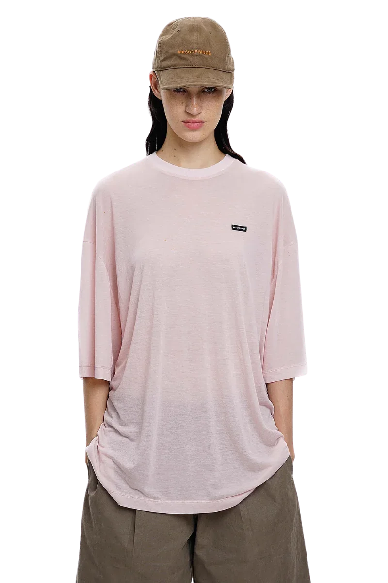 MasonPrince SS25 Silk Small Logo Tee