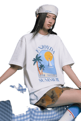 MEDM SS25 Sequin Beach Graphic Tee