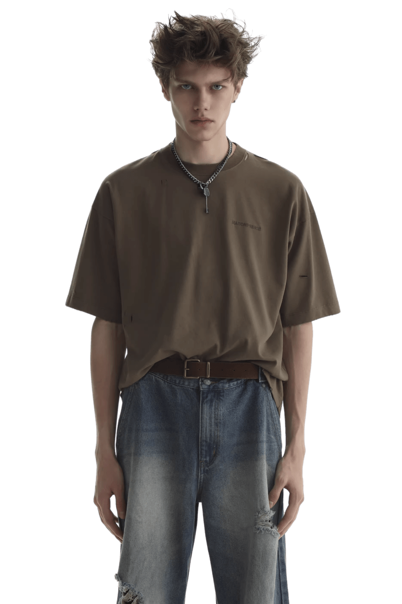 Masonprince Small Logo Embroidery Tee - ShaLaoBan
