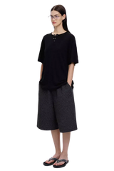 MasonPrince Soft Cotton Half Button Tee