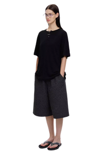 MasonPrince Soft Cotton Half Button Tee
