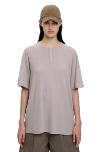MasonPrince Soft Cotton Half Button Tee
